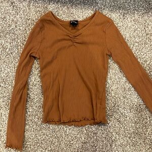 Girls Cute Brown Top